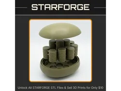 Highly Detailed Chloroplast Educational Model StarForge Kits 3D Print STL File