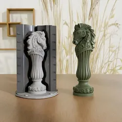 Horse Pillar Silicone Mold