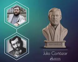 Julio Cortazar Bust Sculpture 3D print model