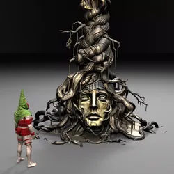 Knot of the Three Words Blasphemous 3D print model