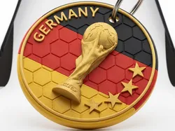 Llavero Alemania Campeón (4 Estrellas) - Modelo de impresión 3D gratuito