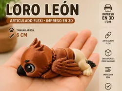 Loro León Flexible - Modelo de impresión 3D gratuito