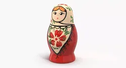 Matryoshka Nesting Doll 3D model