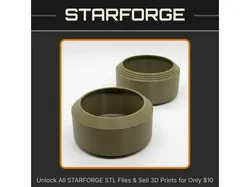 No-Spill Bird Feeding Bowl for Clean and Efficient Pet Care StarForge Kits 3D Print STL File