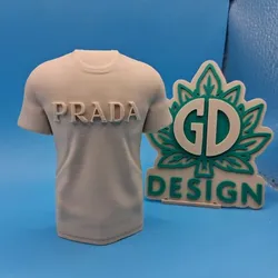 Prada T-Shirt stash Box Weed, Jewelry And Coins