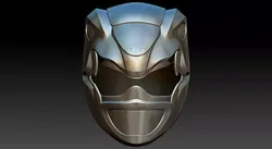 red ranger helmet custom 3D print model