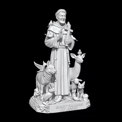 Saint Francis Assisi Patron Saint Statue 3D print model