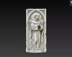 Saint Francis Humble Prayer STL Christian Wall Plaque 3D print model