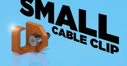 Small Cable Clip by Jerrari | Download free STL model | Printables.com