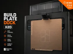 Soporte para placas de construcción X2D/P2S - Modelo de impresión 3D gratuito