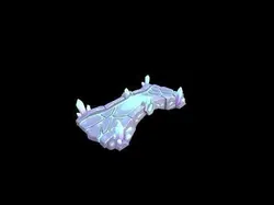 Stylized Crystal Stone Bridge Low-poly 3D model
