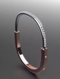 Tiffany lock bracelet 47-63 3D print model