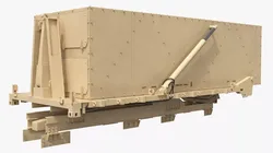 Tomahawk Missile Launcher Module Sand 3D model