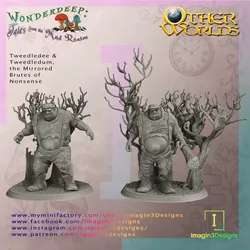 Tweedledee & Tweedledum, The Mirrored Brutes of Nonsense