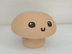 Cutie veggies - The Mushroom - Free 3D Print Model