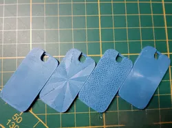 (different patterns) Flat pocket whistle - Free 3D Print Model