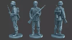 German soldier ww2 StandGuard G1 3D print model