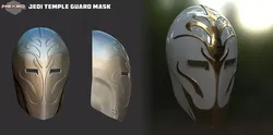 Jedi Temple Mask - 3D Print 3D print model