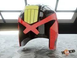 Judge Dredd 3D Printable Helmet  3D print model