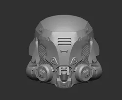 Scifi Helmet 2 - Headsculpt for Action Figures 3D print model 3D print model