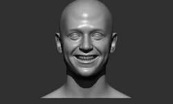 Smile Open Mouth Base mesh head 3d model for 3d printing  3D print model