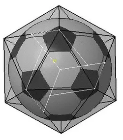 Soccer Ball Secret (Icosahedron to Goldberg Solid)