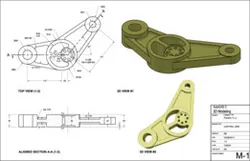 Solidworks ,Cad Assignment control arm