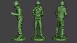 US Navy Sailor ww2 Action USN1 3D print model