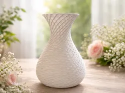 Elegant Spiral Vase  - Free 3D Print Model