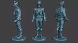 German Tank Crew ww2 Stand GTC1 3D print model