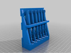Miniature Shotgun Rack