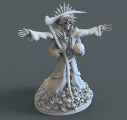 Santa Muerte 3d print modell  3D print model