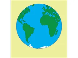 Simple Planet / Globe --> Earth Day