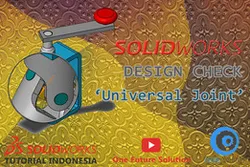 SolidWorks Tutorial Indonesia #058 - Design Check 'Universal Joint' (Preview)