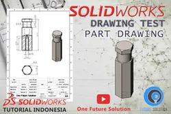 SolidWorks Tutorial Indonesia #079 - Part Drawing (Preview)