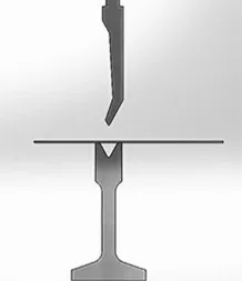 Some Punches and dies for a press brake