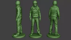 US Navy Sailor ww2 Stand USN1 3D print model