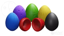 3D Printable Screw Apart Easter Eggs 3D print model