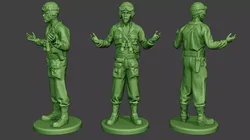 American Tank Crew unit ww2 Talk ATC1 3D print model