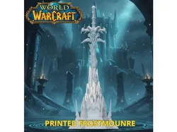 FROSTMOUNRE SWORD WITH STAND - Free 3D Print Model