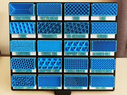 Infill patterns diplsay test - Free 3D Print Model