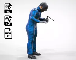 N1 Standing Welder working on welding table 3D print model