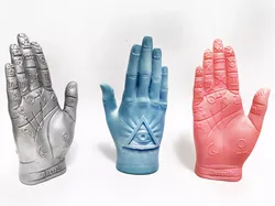 Palm Reading Hand 3D print model