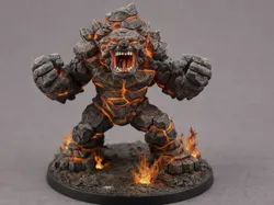 Raging Lava Titan - Free 3D Print Model