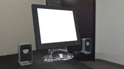Speakers and screen
