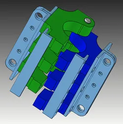 Special clamp for 66kV isolated cable