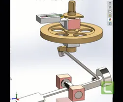 Spherical 4-bar linkage mechanism
