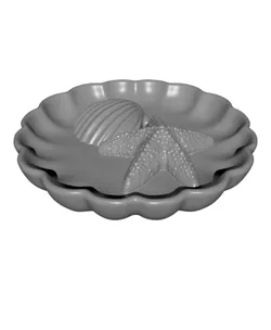 Starfish Seashell Jewelry Tray STL – Coastal Ring Dish & Beach Vanity Organizer