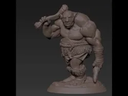 Troll Miniature 32mm and 75mm 3D print model
