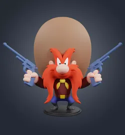 Yosemite Sam 3D print model
